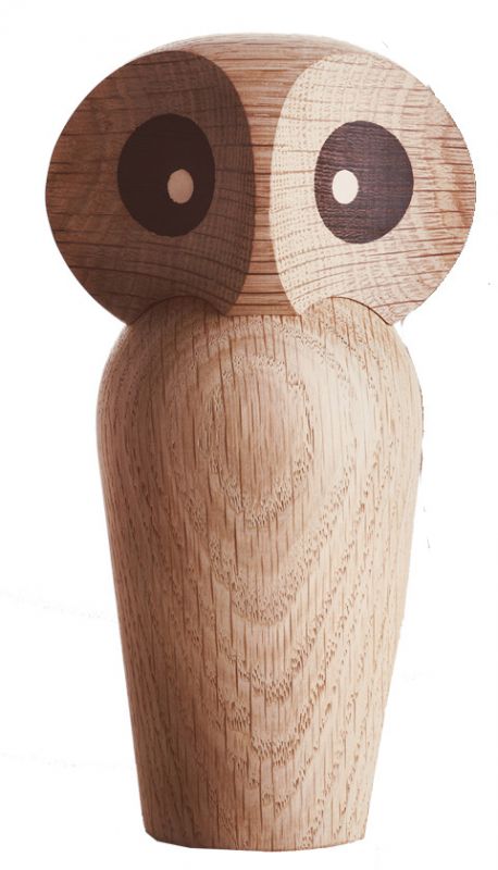 Owl Eule Holzfigur Architectmade EINZELSTÜCK